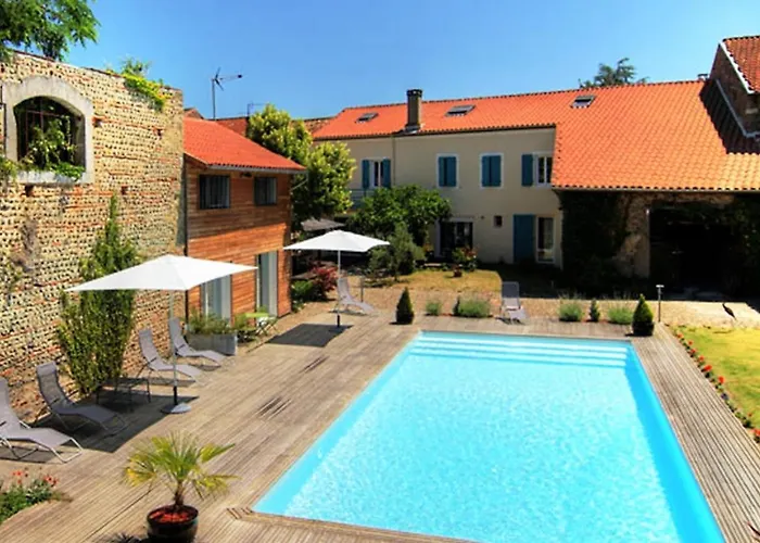 호텔 D'hotes La Cour Des Saligues Riscle